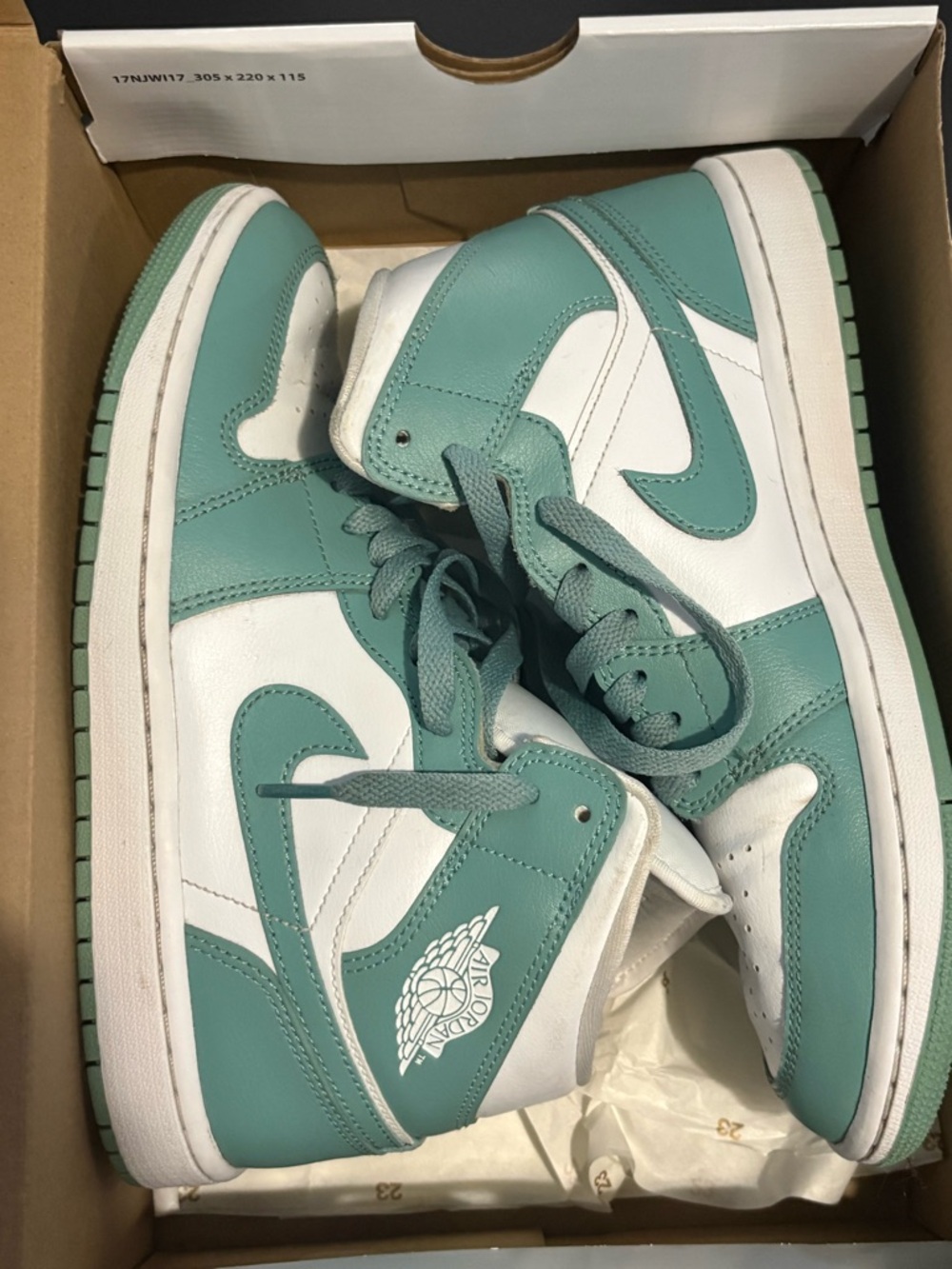Nike Air Jordan 1 Mid White Cannon Size 9